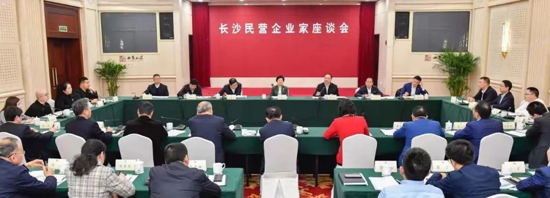 何清華參加長沙民營企業家座談會