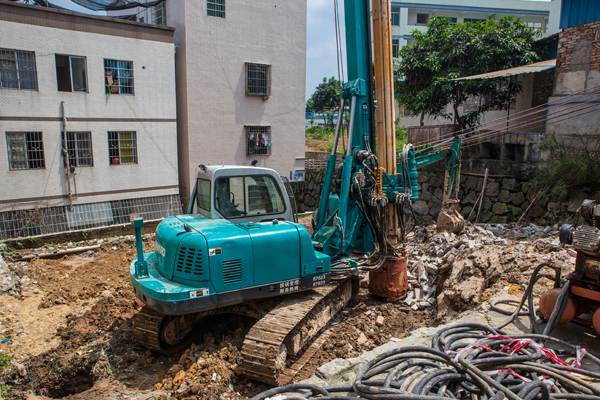 山河智能田園金剛系列旋挖鉆機基礎施工顯本領