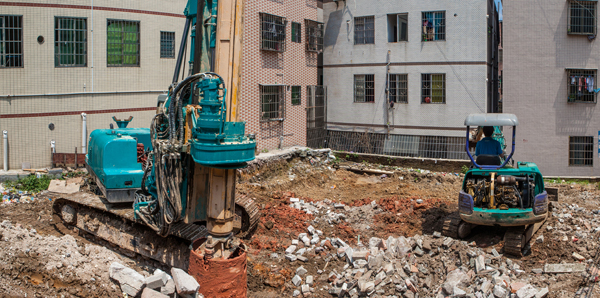 山河智能田園金剛系列旋挖鉆機基礎施工顯本領