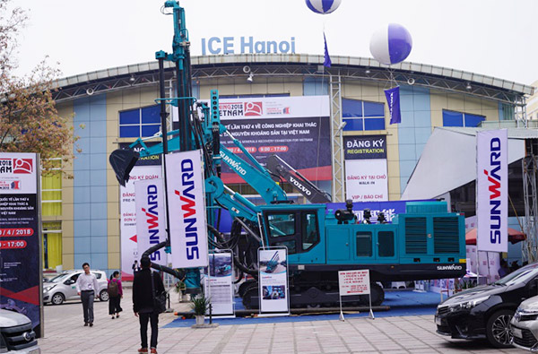 山河智能攜全球領先鑿巖設備，引爆越南礦業(yè)展