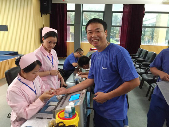 血液連接你我大愛感動星城——記山河智能2016年夏季無償獻(xiàn)血活動