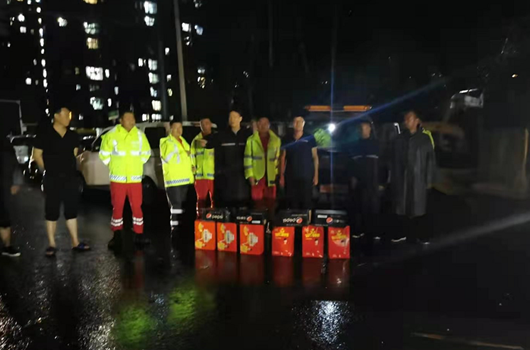山河智能設備馳援河南，助建家園防線