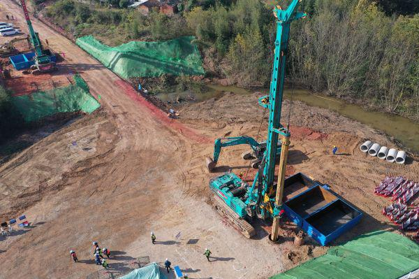 首根樁基開鉆！山河智能助力新建滬渝蓉高速鐵路建設