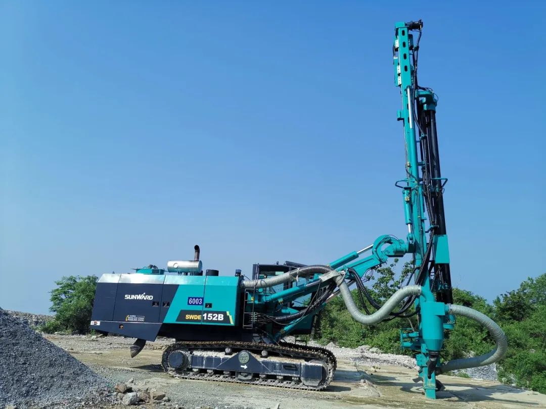 攜手中建材！山河智能鑿巖設備助建九江年產3000萬噸砂石骨料開采項目