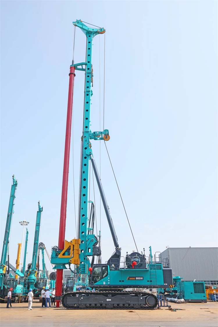 再戰世界級工程！山河智能超級旋挖鉆機SWDM800H助建杭州灣跨海鐵路橋項目