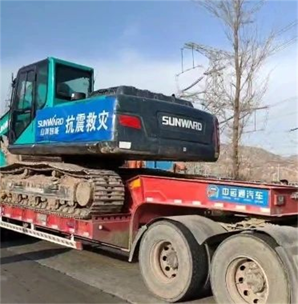 支援抗震救災一線，山河智能在行動！