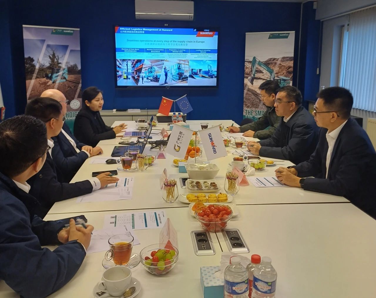 廣州工控集團(tuán)總經(jīng)理王福鑄率隊考察山河智能歐洲子公司