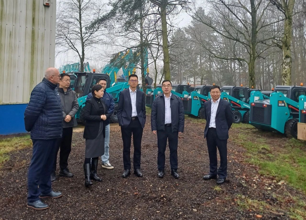 廣州工控集團(tuán)總經(jīng)理王福鑄率隊考察山河智能歐洲子公司