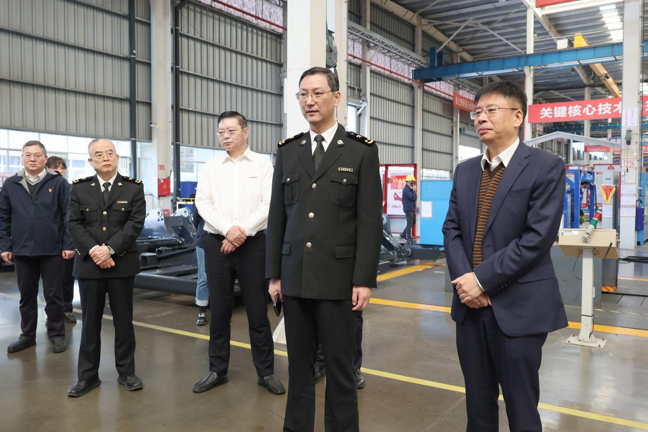 長沙海關關長、黨委書記顧炯調(diào)研山河智能