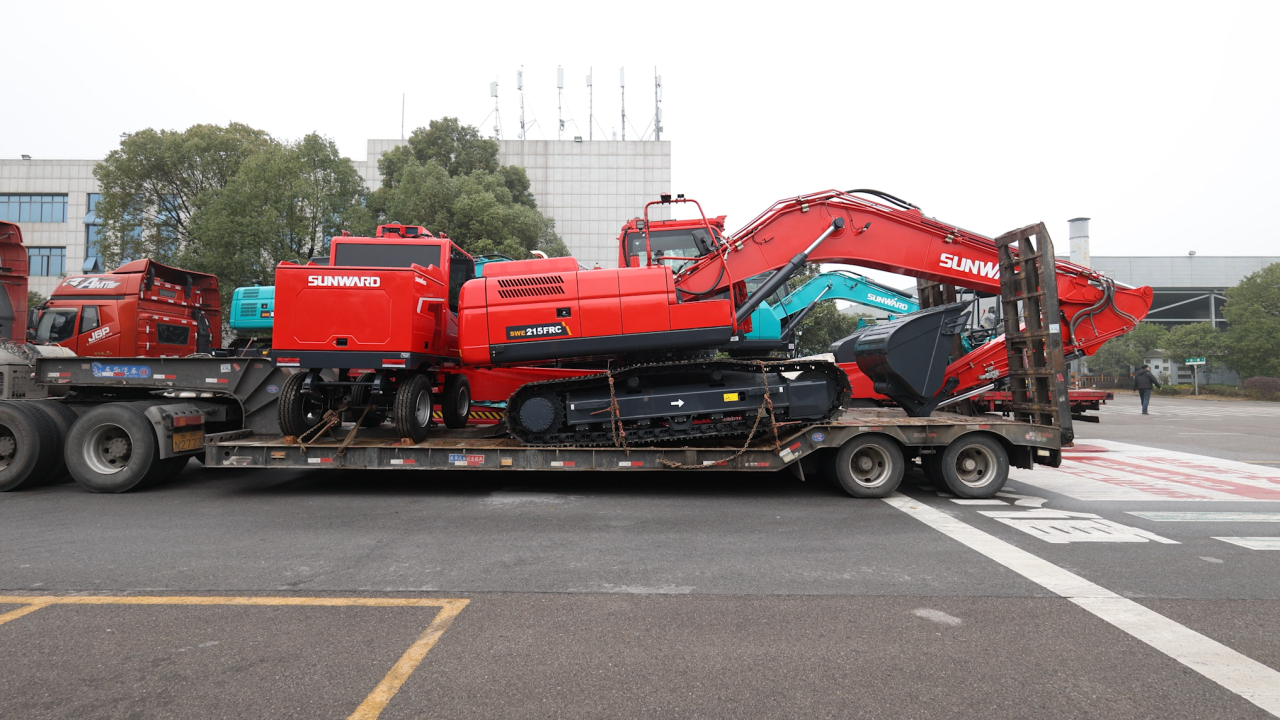 山河智能舉行2026年正月系列發(fā)貨儀式，過億元設(shè)備奔赴全球